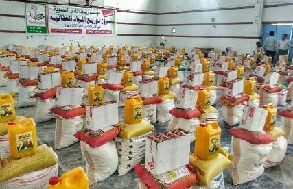 مؤسسة رباط الخير تنفذ مشروع توزيع 200 سلة غذائية في تعز
